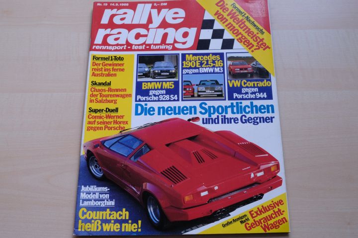 Deckblatt Rallye Racing (19/1988)